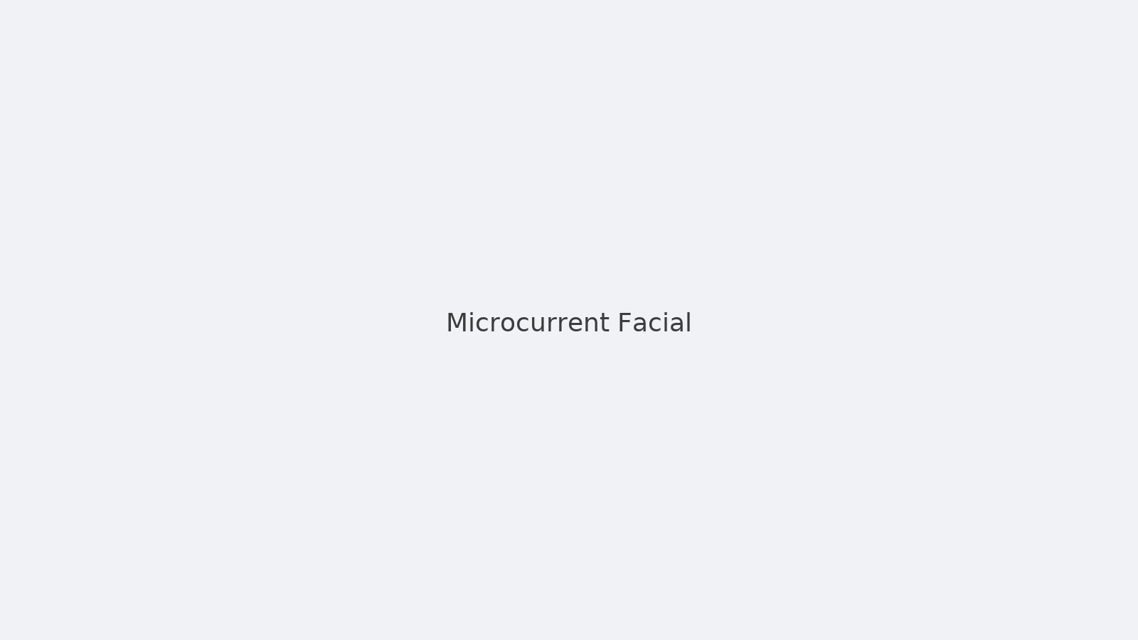 Microcurrent Facial Treatment